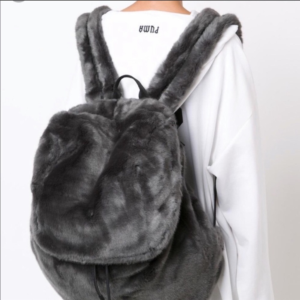 FENTY PUMA Faux Fur Backpack